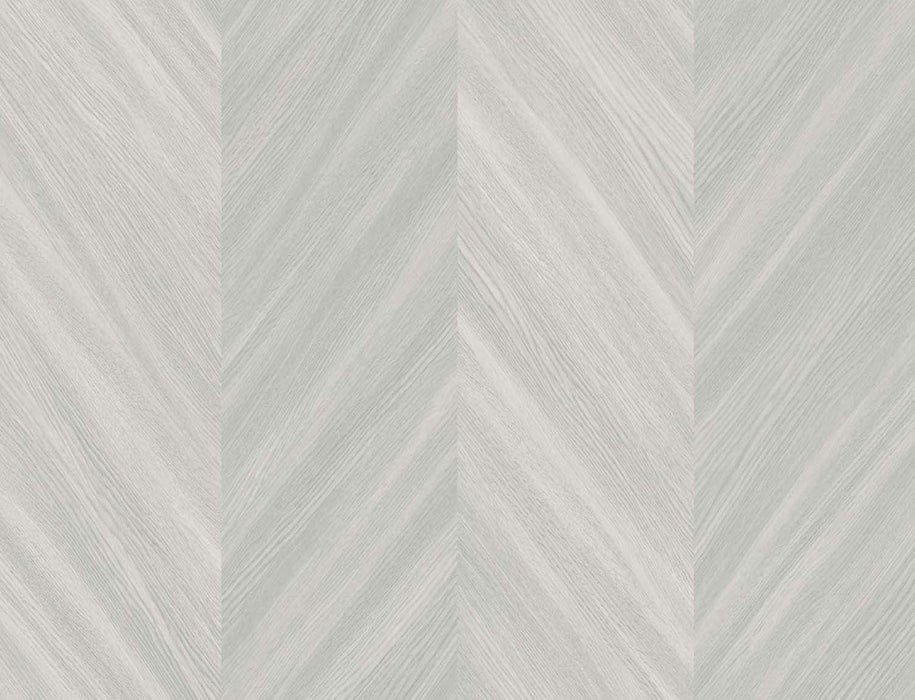 Seabrook Designs Chevron Wood Sere Wallpaper Sample TS82108