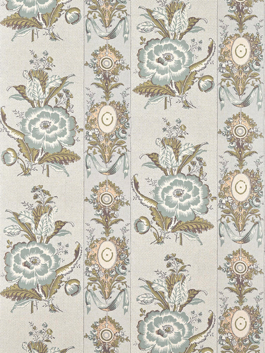 Braquenie Les Renoncules Bleu Tendre Wallpaper Sample BP364002