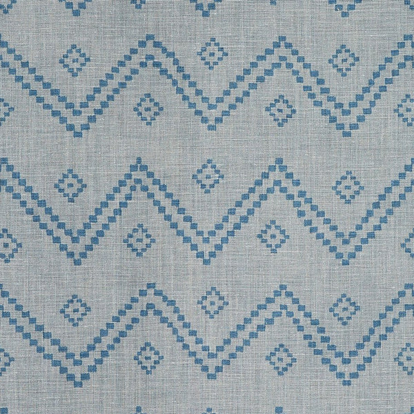 Peter Dunham Taj Mist/Indigo Fabric Sample 111TAJ06