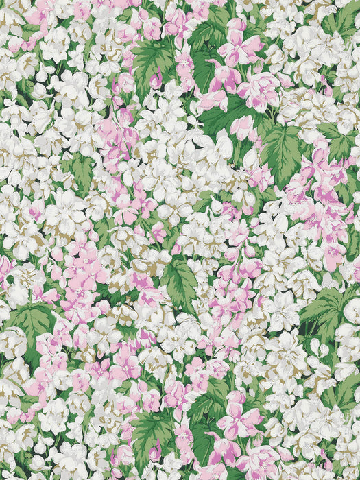 Pierre Frey Les Delphiniums Rose Wallpaper Sample FP767002