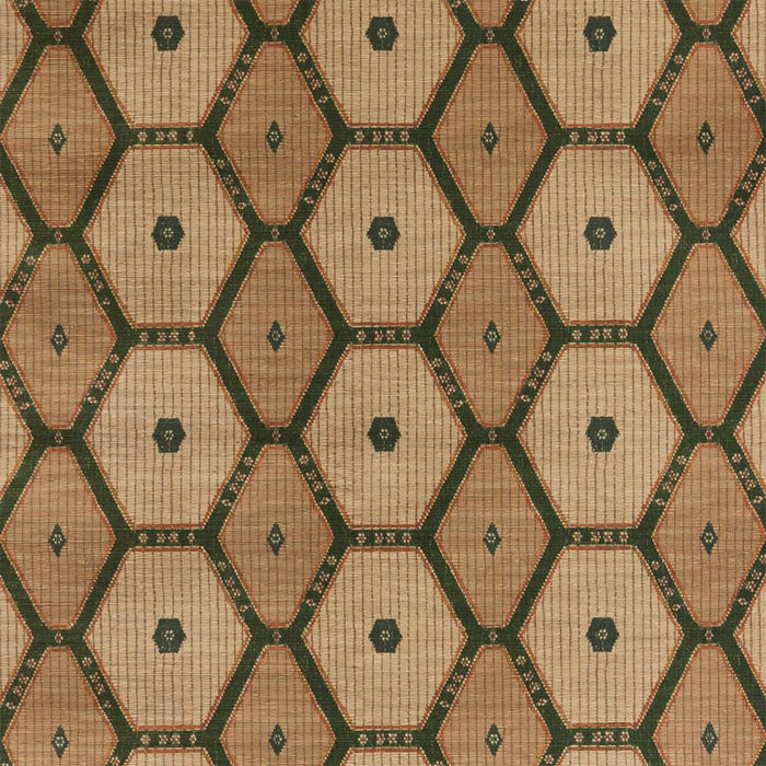 Peter Dunham Tuareg Green/Ochre Wallpaper 151TUA03