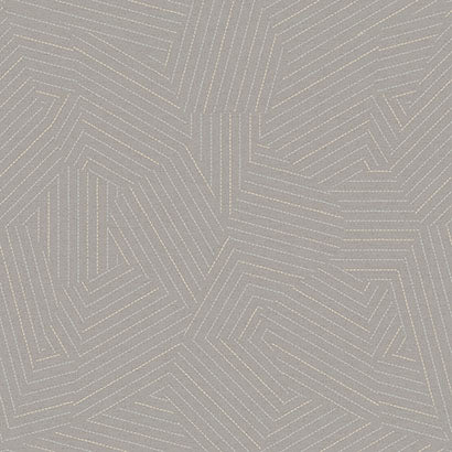 York Stitched Prism Grey Wallpaper UC3801