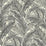 Seabrook Designs Tropical Leaves Pearl & Ebony Wallpaper UK10005