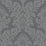 Seabrook Designs Classic Damask Charcoal Wallpaper UK10435