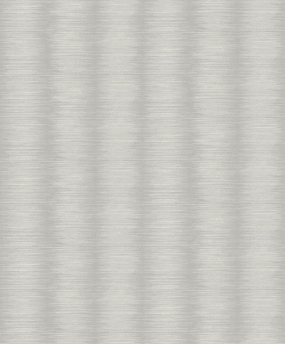 Seabrook Designs Ombre Stripe Light Grey Wallpaper Sample UK10708