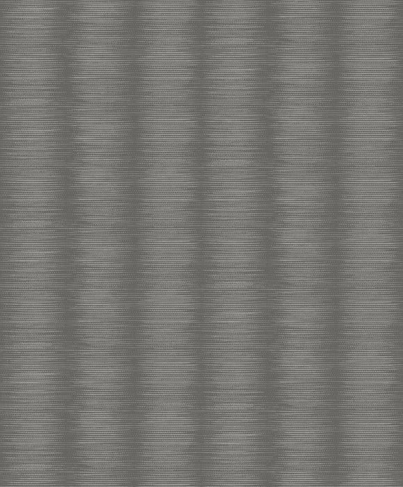 Seabrook Designs Ombre Stripe Charcoal Wallpaper UK10721