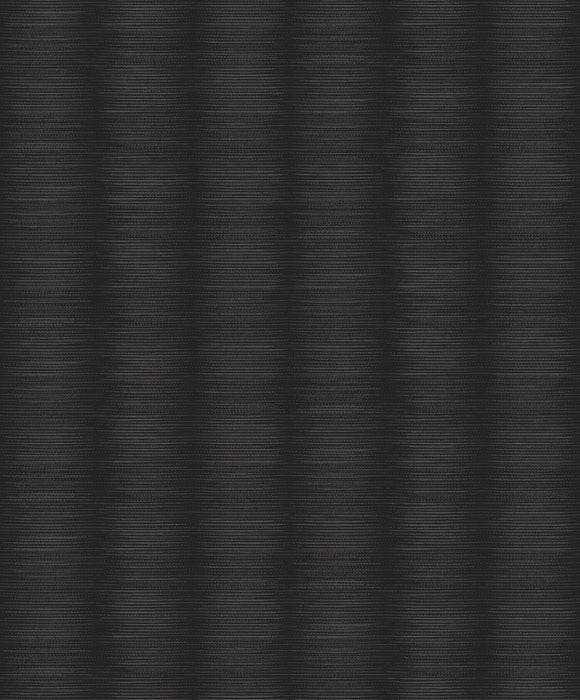 Seabrook Designs Ombre Stripe Ebony Wallpaper Sample UK10732