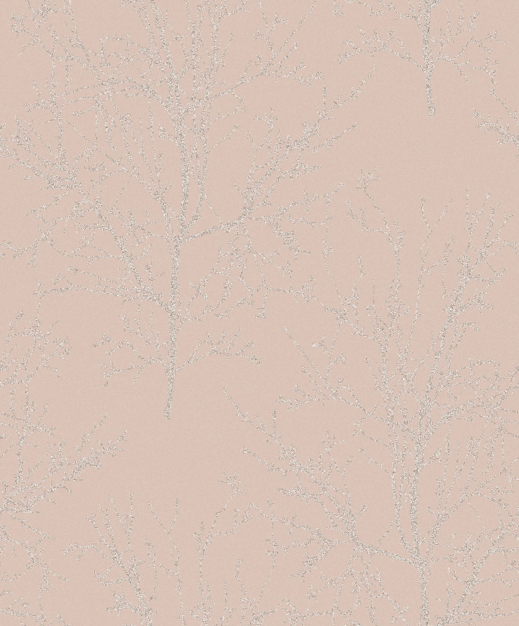 Seabrook Designs Bead Branches Blush Wallpaper UK11501