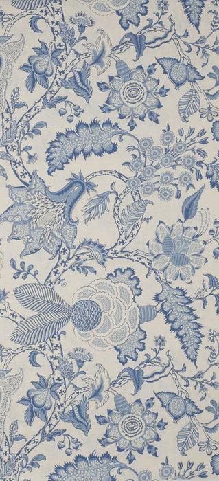 Braquenie Septeuil Antique Blue Wallpaper BP209A03