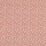 Braquenie Le Grand Corail Vermicule Assorti Rouge Fond Creme Fabric B081C001