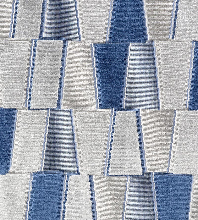 Old World Weavers Facets Sapphire Fabric Sample V4 00024486