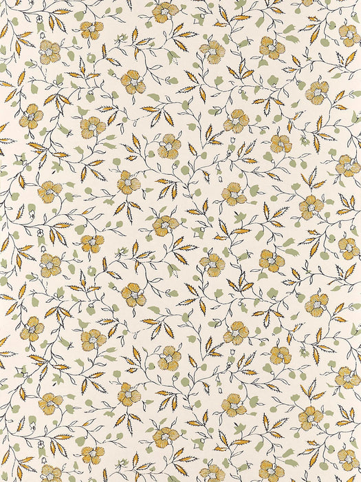 Braquenie Marigold Cumin Wallpaper Sample BP363002