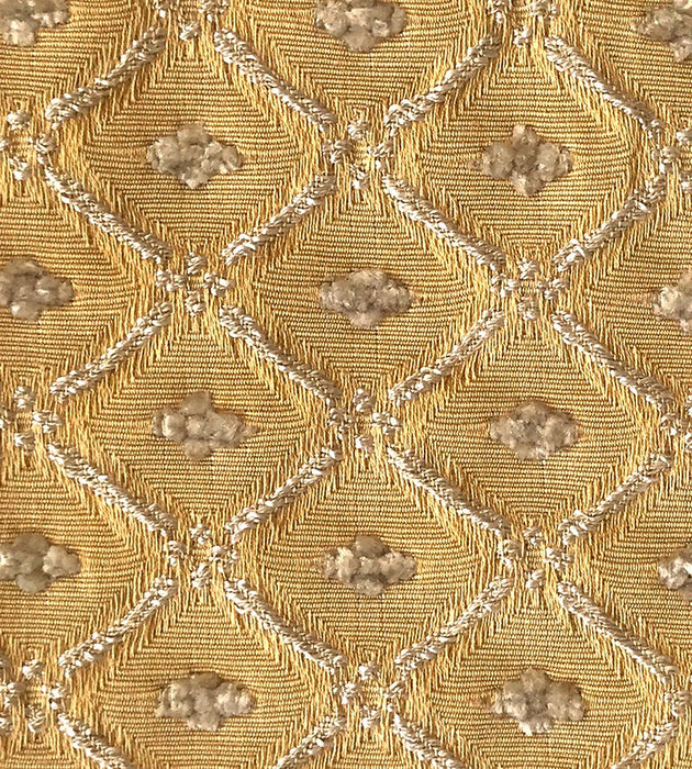 Old World Weavers Jewel Tones Yellow Fabric Sample VG 00050126