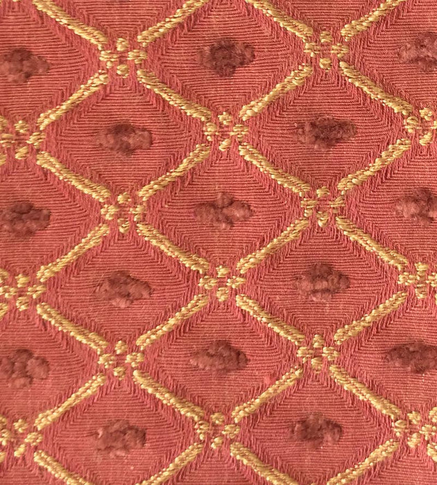 Old World Weavers Jewel Tones Terracotta Fabric Sample VG 00110126