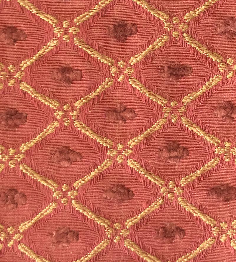 Old World Weavers Jewel Tones Terracotta Fabric VG 00110126