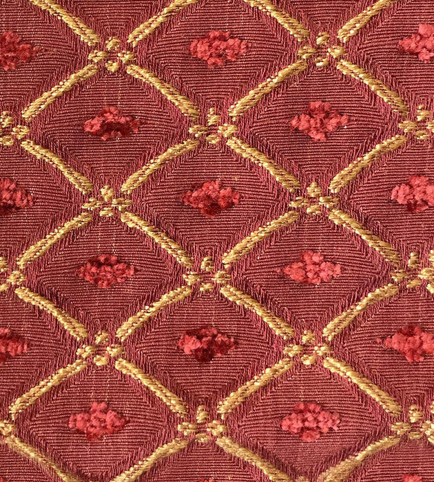 Old World Weavers Jewel Tones Cherry Fabric Sample VG 00130126