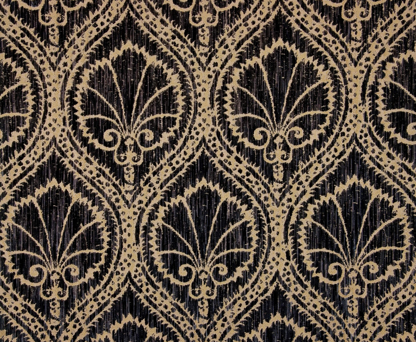 Fadini Borghi Sforza Nero Fabric Sample I5004005