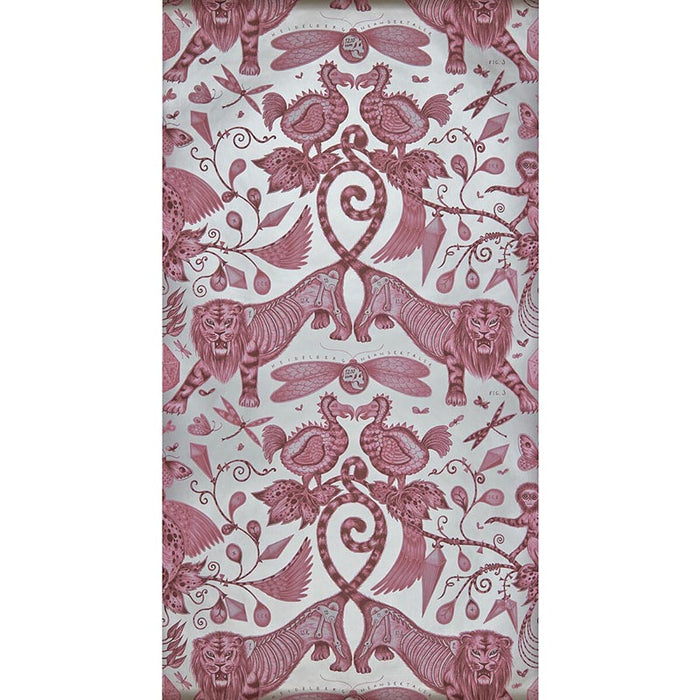 Clarke & Clarke Extinct Magenta Wallpaper W0100/03.CAC.0