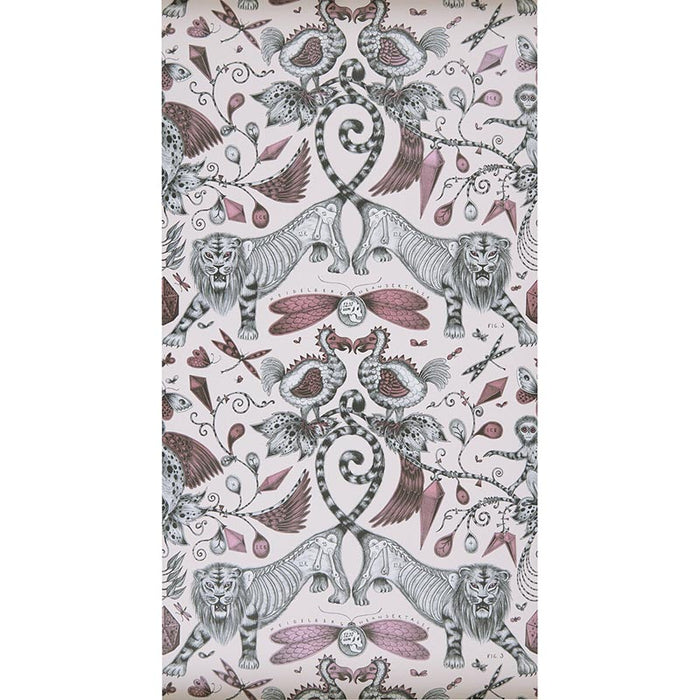 Clarke & Clarke Extinct Pink Wallpaper W0100/05.CAC.0