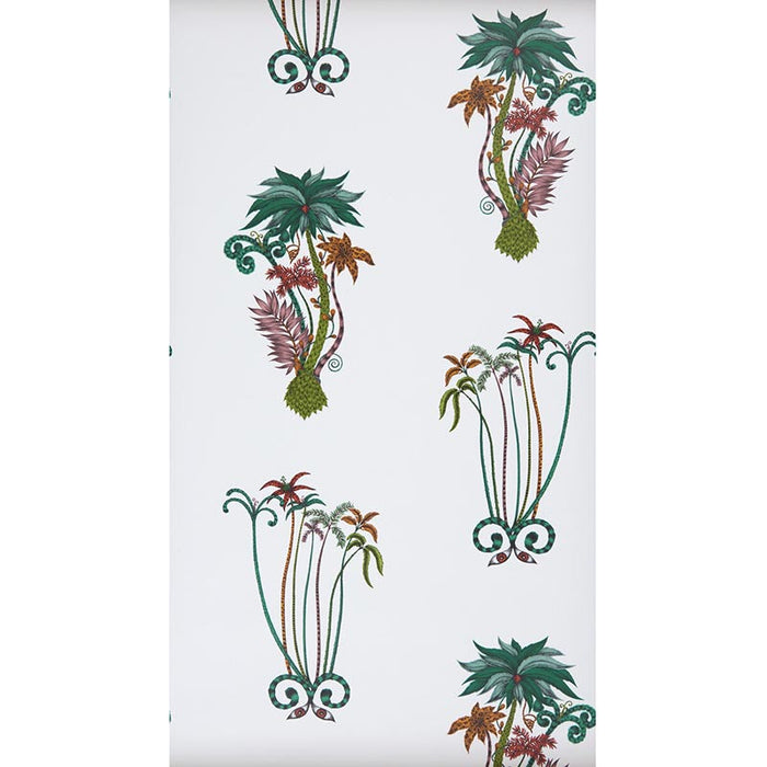 Clarke & Clarke Jungle Palms Jungle Wallpaper Sample W0101/02.CAC.0