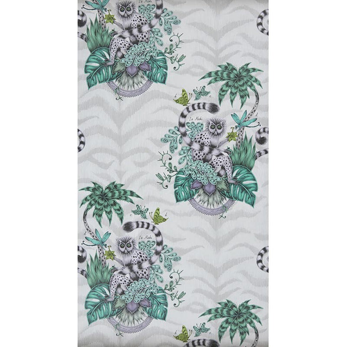 Clarke & Clarke Lemur Jungle Wallpaper W0103/01.CAC.0