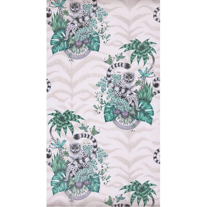 Clarke & Clarke Lemur Pink Wallpaper W0103/04.CAC.0