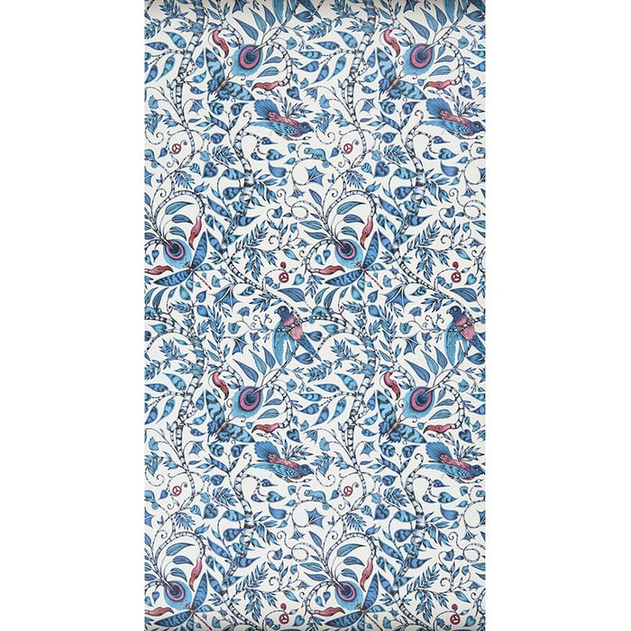 Clarke & Clarke Rousseau Blue Wallpaper W0104/01.CAC.0