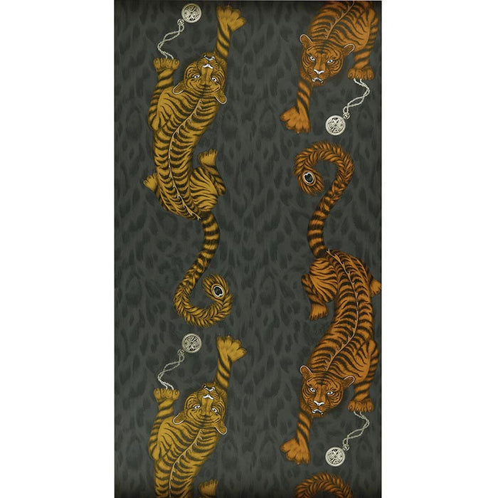 Clarke & Clarke Tigris Flame Wallpaper W0105/01.CAC.0