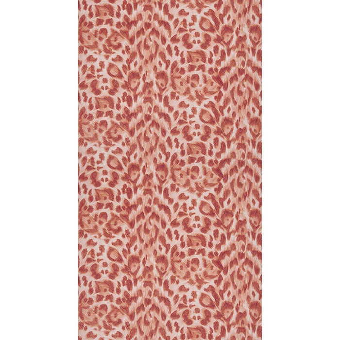 Clarke & Clarke Felis Red/Rose Gold Wallpaper W0115/08.CAC.0