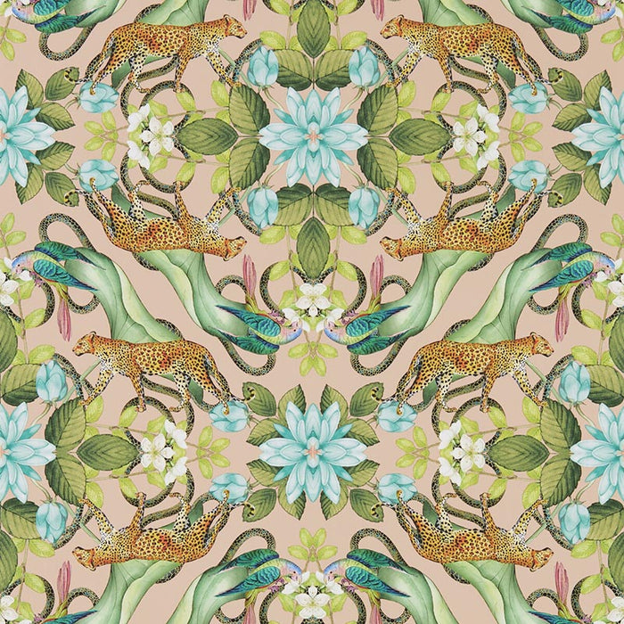 Clarke & Clarke Menagerie Wp Blush Wallpaper Sample W0131/02.CAC.0