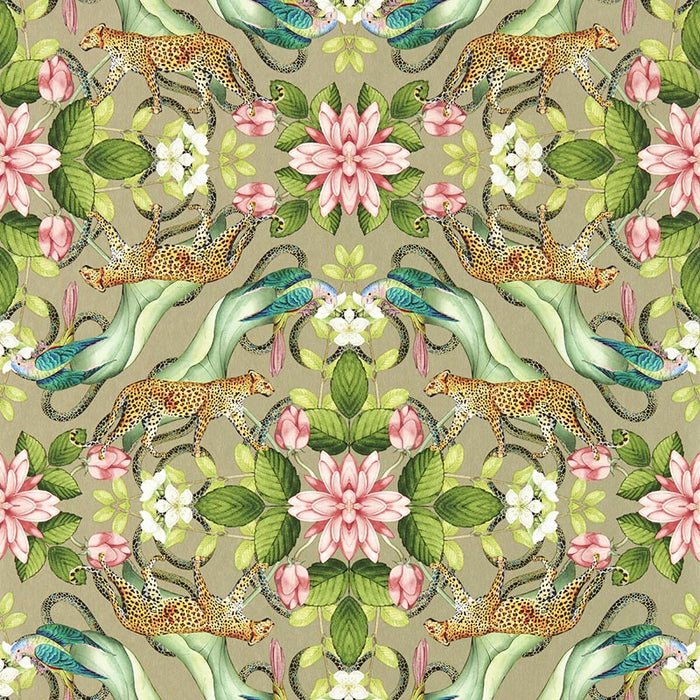 Clarke & Clarke Menagerie Wp Gilver Wallpaper W0131/03.CAC.0