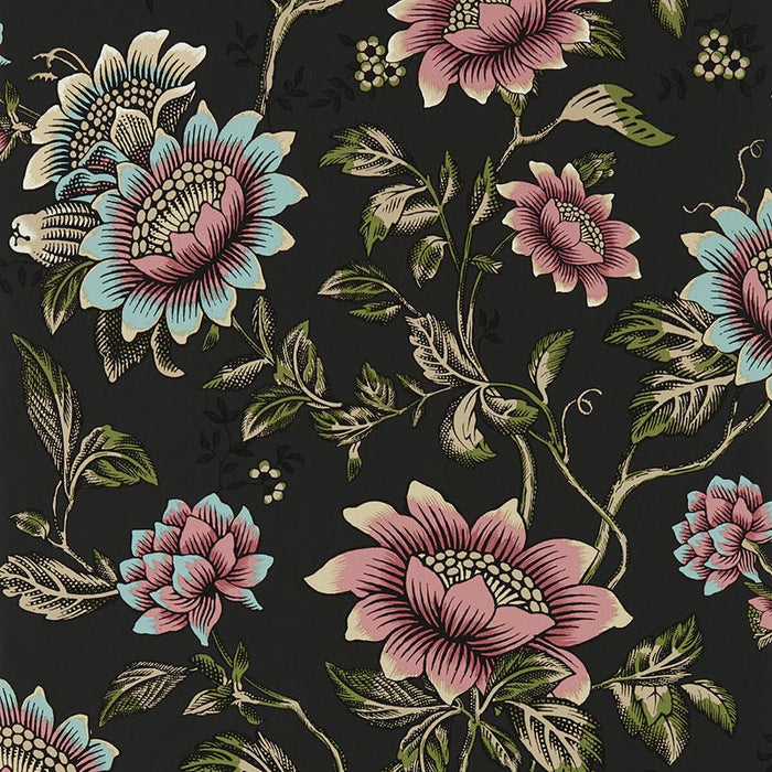 Clarke & Clarke Tonquin Wp Noir Wallpaper Sample W0134/04.CAC.0