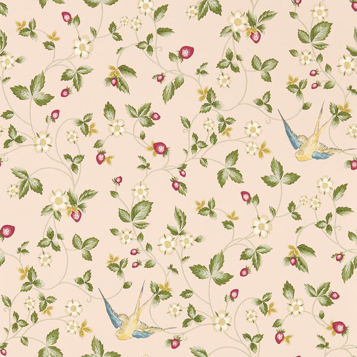 Clarke & Clarke Wild Strawberry Wp Blush Wallpaper W0135/01.CAC.0