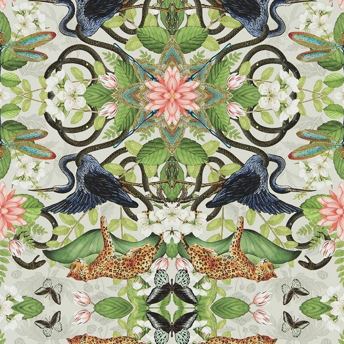 Clarke & Clarke Wonderlust Wp Dove Wallpaper Sample W0136/02.CAC.0