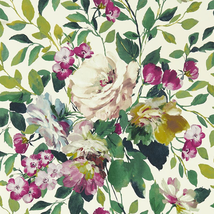 Clarke & Clarke Bloom Fuchsia Wp Wallpaper W0139/03.CAC.0