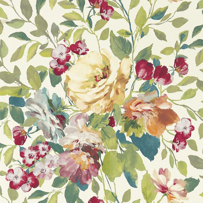 Clarke & Clarke Bloom Multi Wp Wallpaper Sample W0139/04.CAC.0