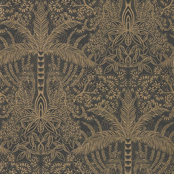 Clarke & Clarke Leopardo Antique/Noir Wp Wallpaper Sample W0141/01.CAC.0