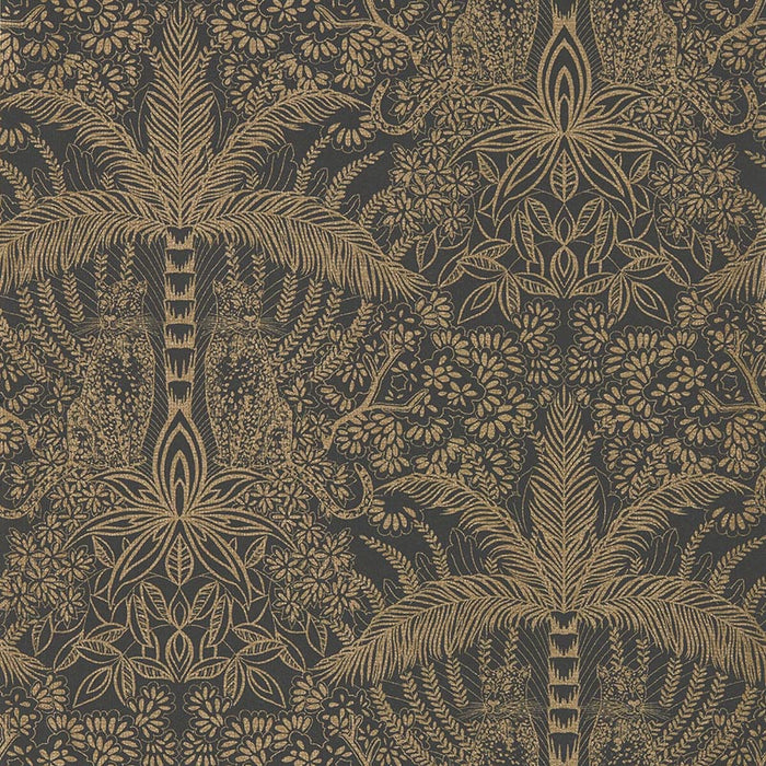 Clarke & Clarke Leopardo Antique/Noir Wp Wallpaper W0141/01.CAC.0