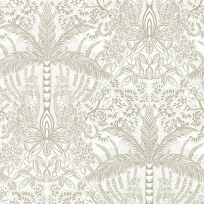 Clarke & Clarke Leopardo Gold/Ivory Wp Wallpaper W0141/03.CAC.0