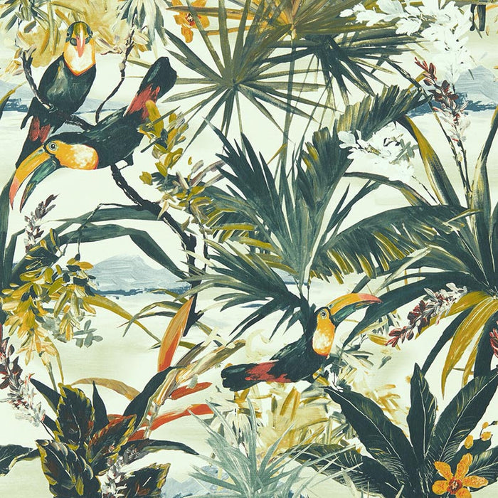 Clarke & Clarke Toucan Antique Wp Wallpaper Sample W0146/01.CAC.0