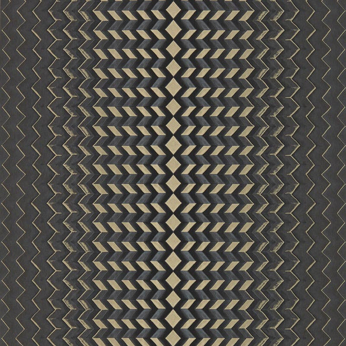 Clarke & Clarke Fragment Charcoal/Gold Wp Wallpaper Sample W0150/02.CAC.0