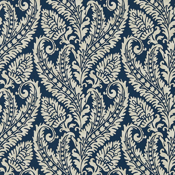 Clarke & Clarke Regale Denim Wp Wallpaper Sample W0161/01.CAC.0