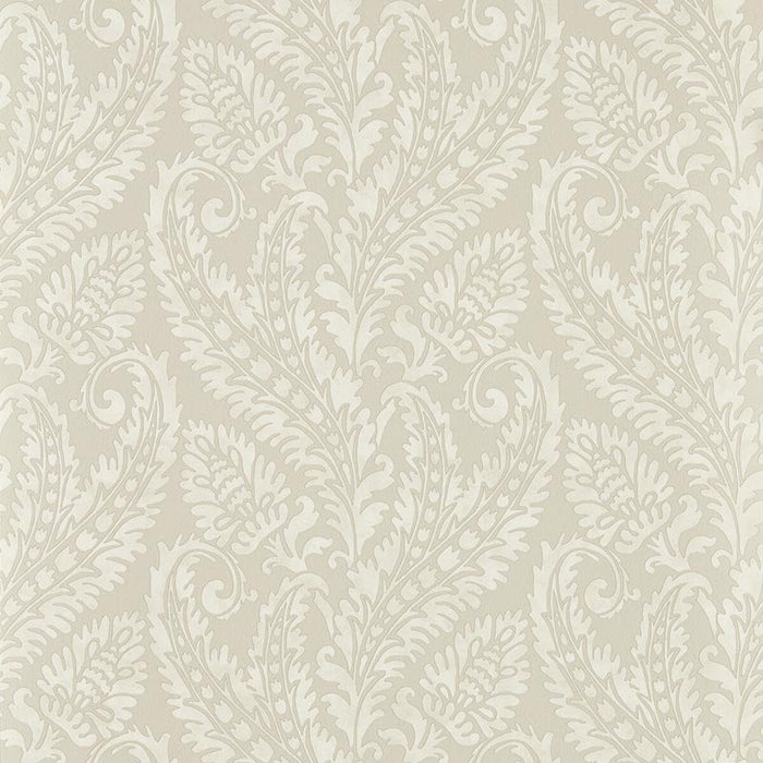 Clarke & Clarke Regale Ivory Mocha Wp Wallpaper Sample W0161/03.CAC.0