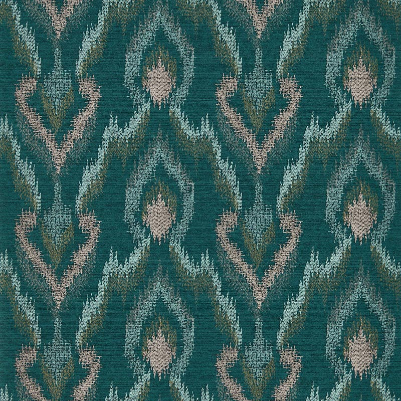 Clarke & Clarke Velluto Teal Wp Wallpaper W0170/03.CAC.0