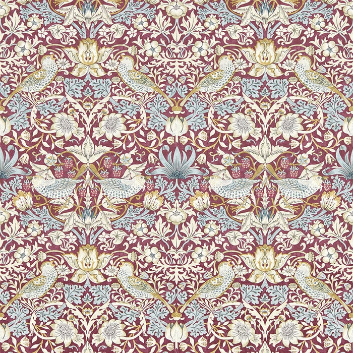 Clarke & Clarke Strawberry Thief Plum Wp Wallpaper W0171/04.CAC.0