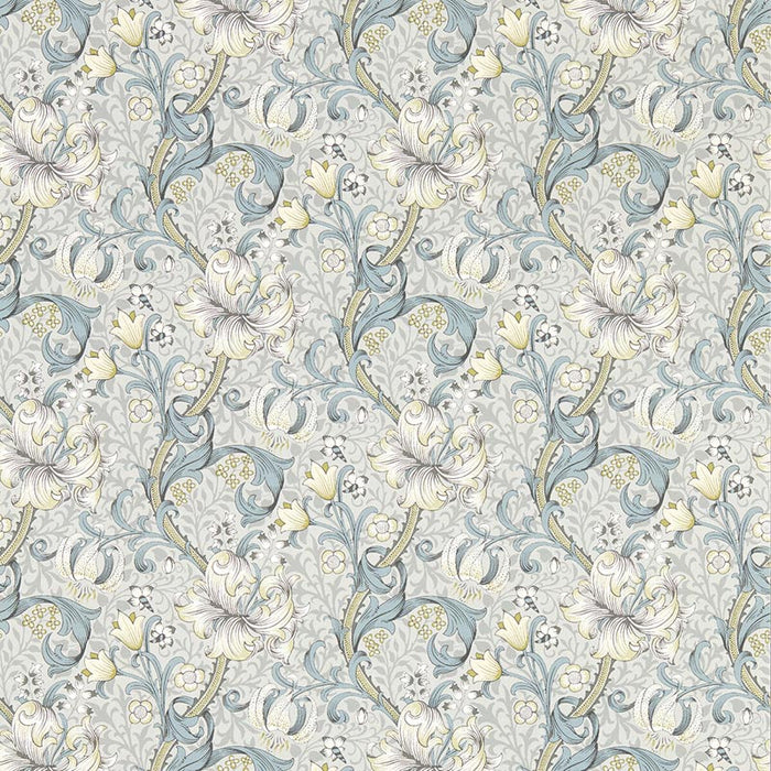 Clarke & Clarke Golden Lily Slate Wp Wallpaper Sample W0174/02.CAC.0