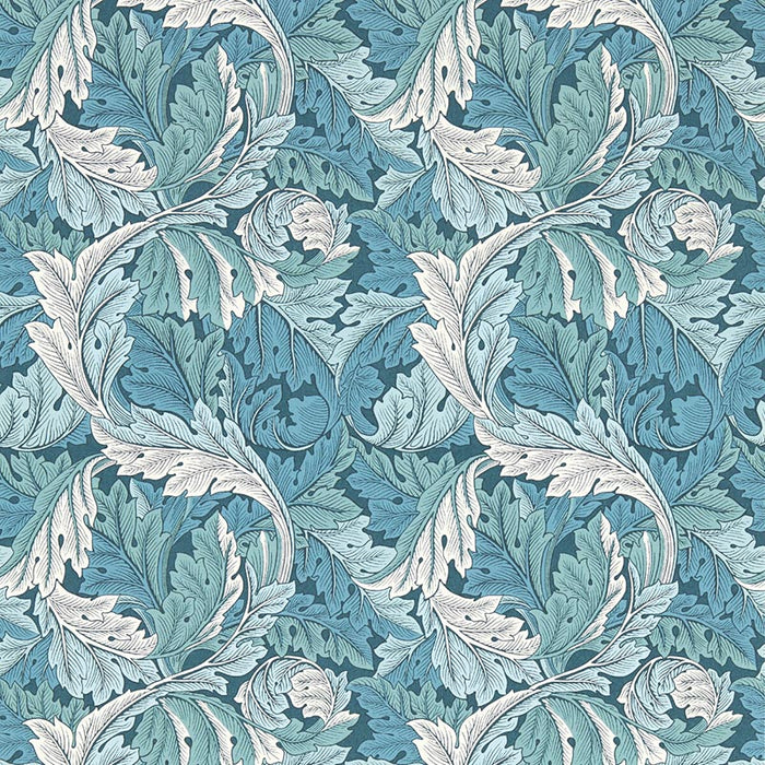 Clarke & Clarke Acanthus Teal Wp Wallpaper W0175/04.CAC.0