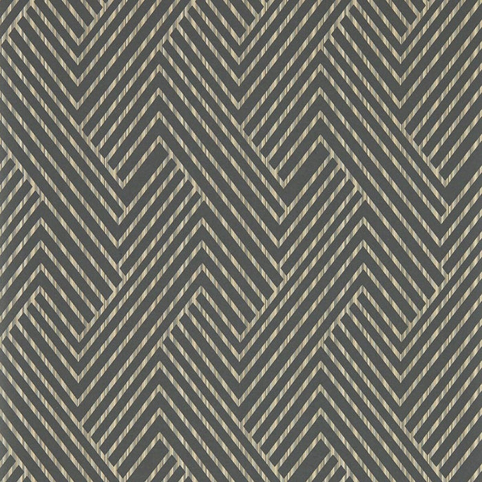 Clarke & Clarke Grassetto Charcoal Wp Wallpaper W0181/01.CAC.0