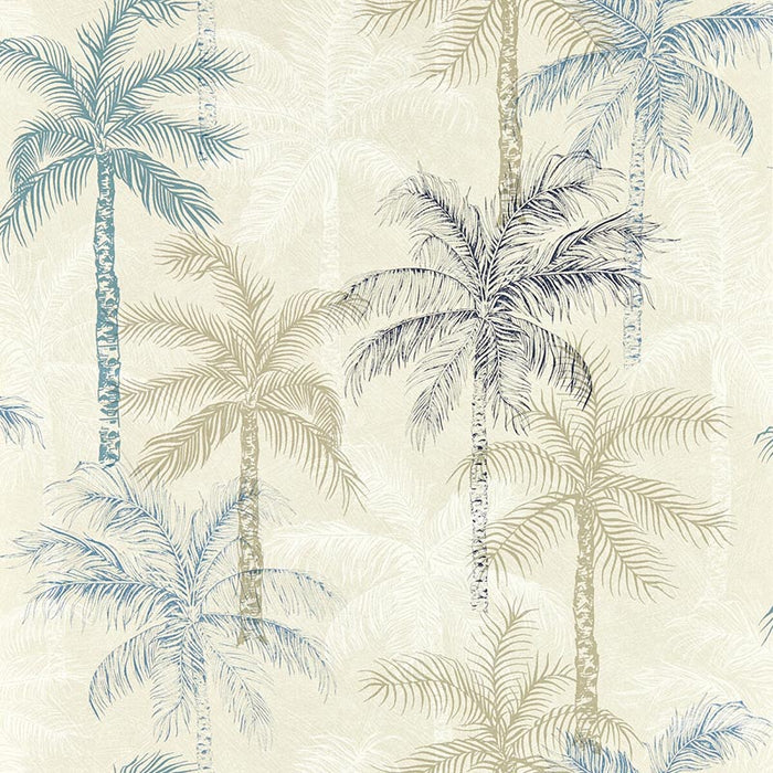 Clarke & Clarke Palmyra Denim Wp Wallpaper W0189/01.CAC.0