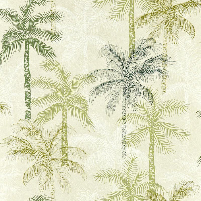 Clarke & Clarke Palmyra Palm Wp Wallpaper Sample W0189/04.CAC.0